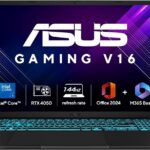 ASUS Gaming V16 (2025) 14th Gen,Intel Core 5 210H Gaming Laptop (RTX 4050-6GB/16GB RAM/512GB SSD/Windows 11 Home/16/144Hz/M365*/Office Home 2024,Matte Black,1.95 Kg),V3607VU-RP550WS