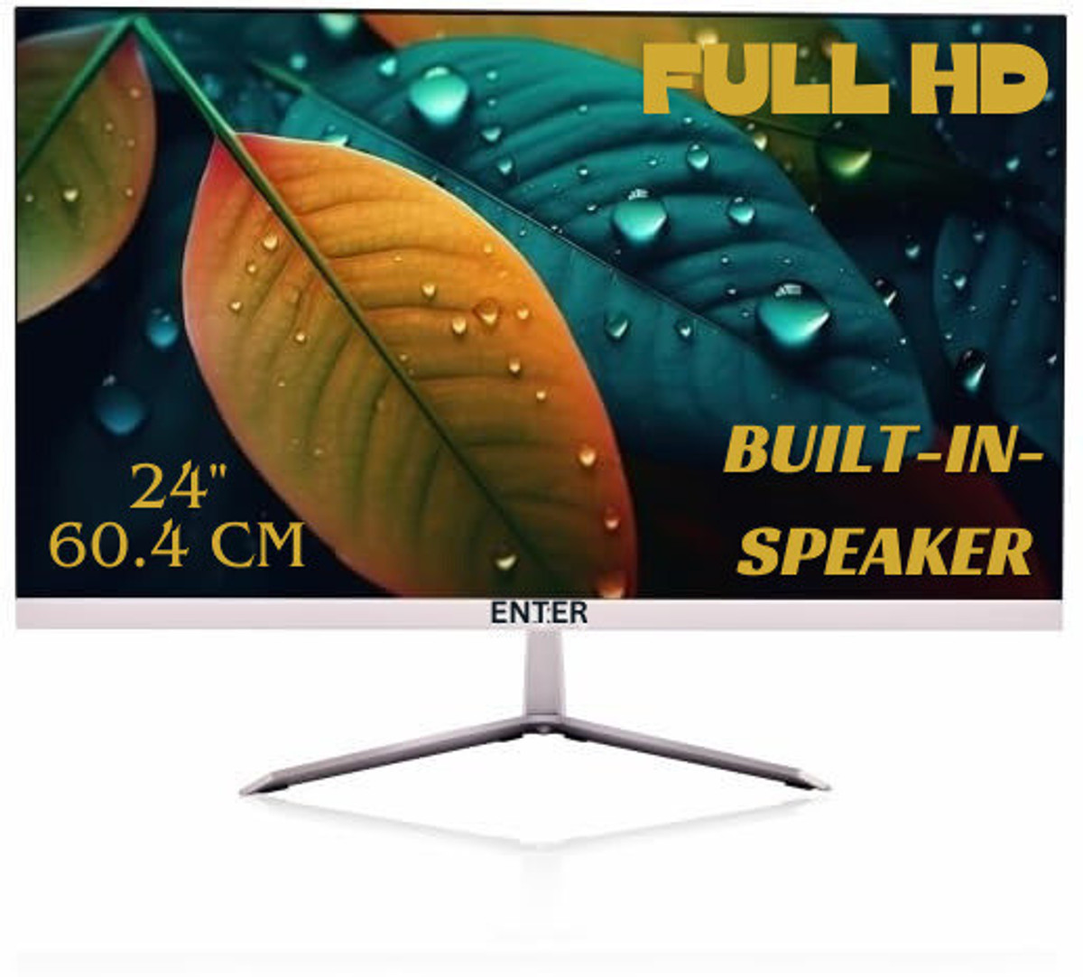 Enter 24 Inch Border Monitor Less In-Built Speaker 60.96 cm