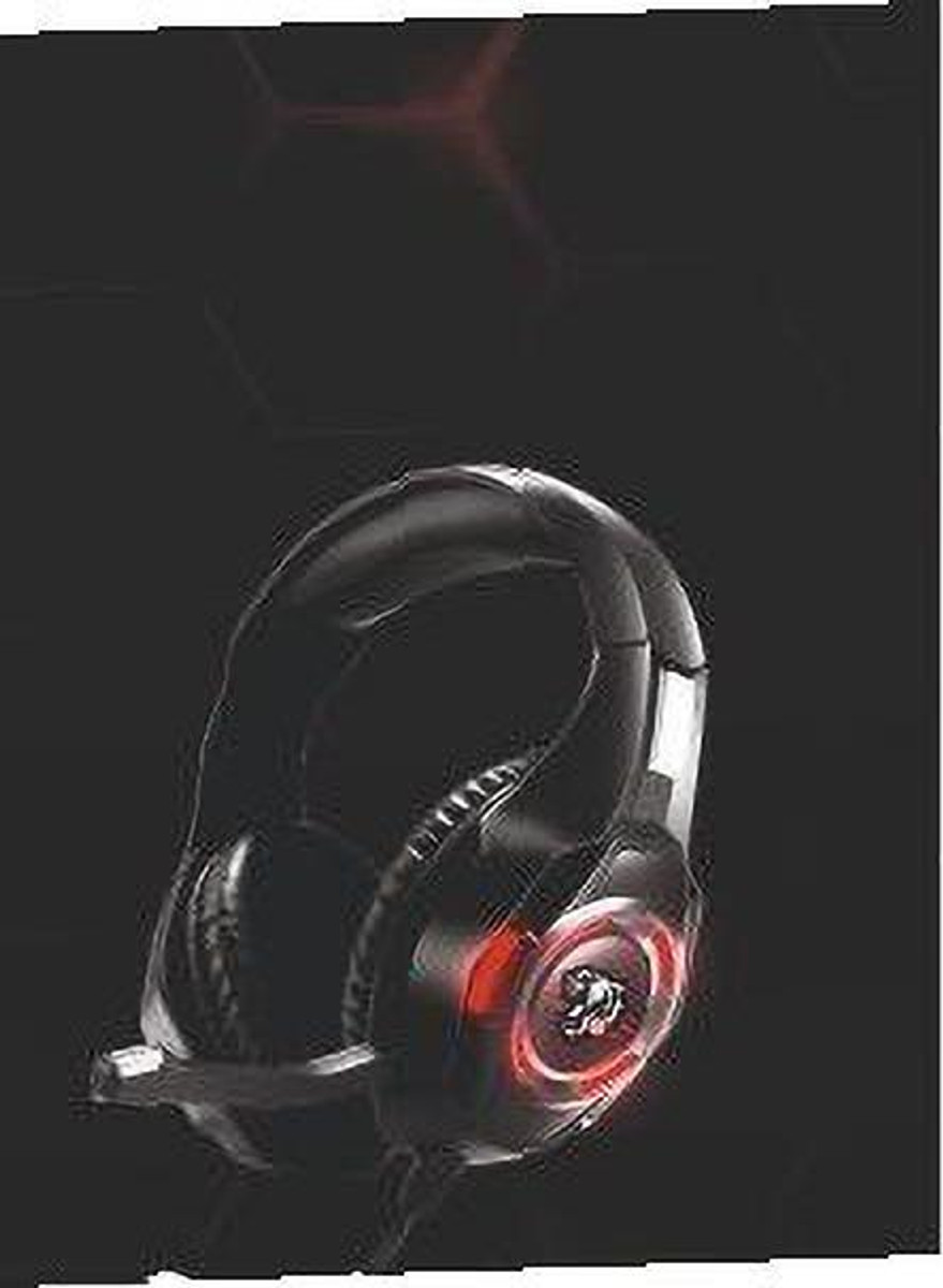 Enter DOMINATOR headphones with mic over ear wired (black)