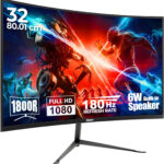 Foxin 81.28 cm (32 inch) Curved Full HD VA Panel Monitor