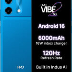HMD Vibe2 5G (Nordic Blue, 64 GB) (4 GB RAM)