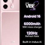 HMD Vibe2 5G (Peach Pink, 128 GB) (4 GB RAM)