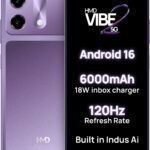 HMD Vibe2 5G (Cosmic Lavender, 128 GB) (4 GB RAM)