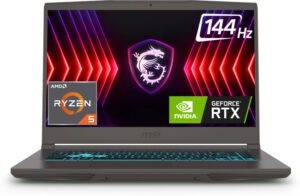 MSI Thin A15 AMD Ryzen 5 Hexa Core 7535HS – (16 GB/512 GB SSD)