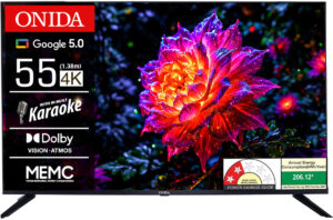 ONIDA Karaoke Series 139 cm (55 inch) Ultra HD (4K) LED Smart TV