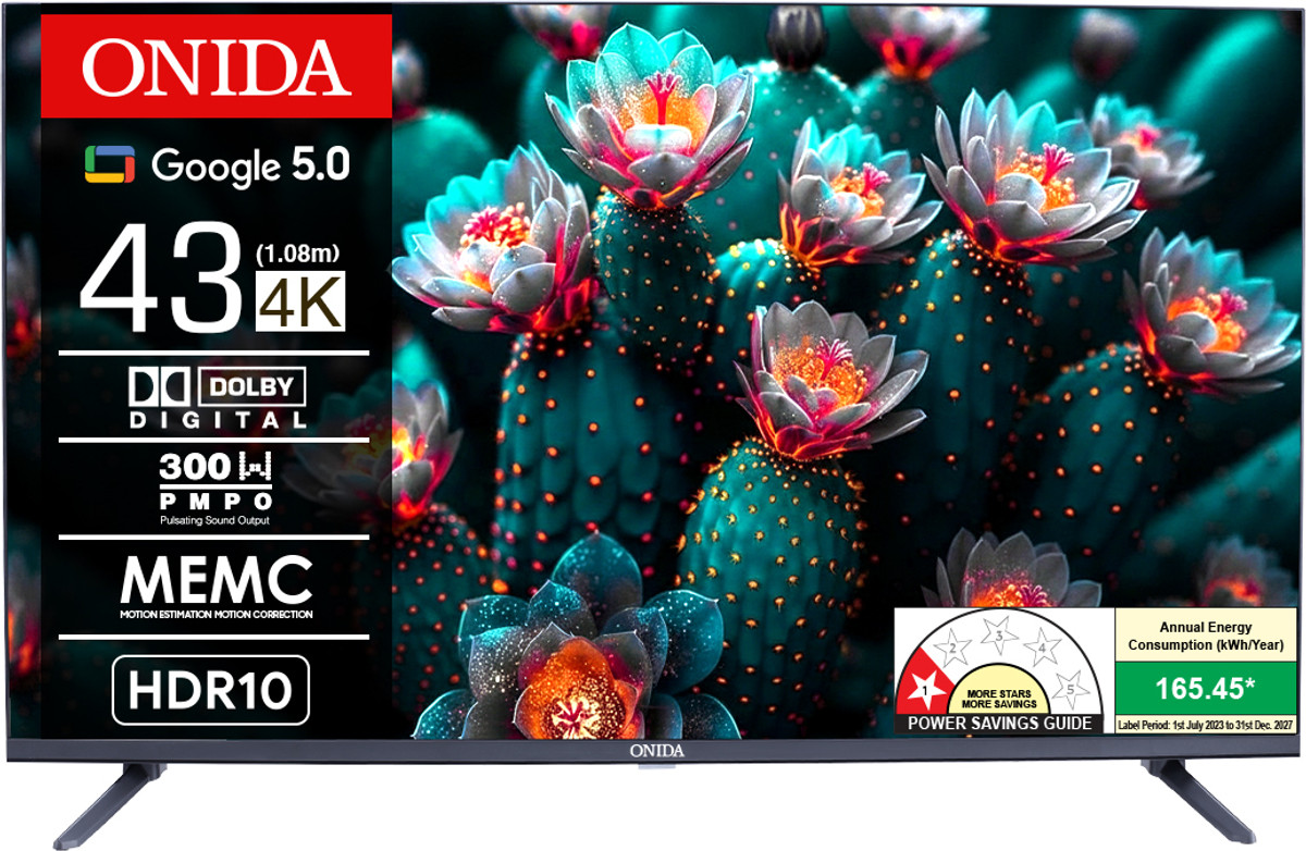 ONIDA Nex G 108 cm (43 inch) Ultra HD (4K) LED Smart Google TV
