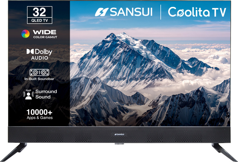 Sansui 80 cm (32 inch) QLED HD Ready Smart Coolita TV