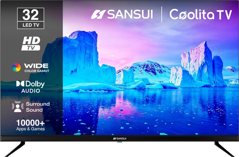 Sansui 80 cm (32 inch) HD Ready LED Smart Coolita TV